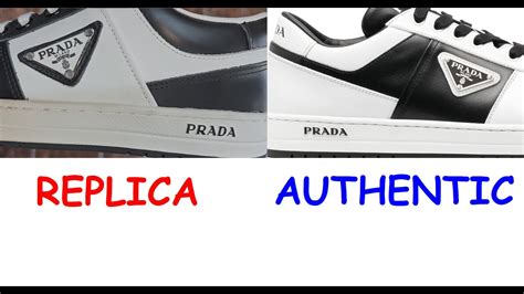 how to spot fake prada shoes|Prada sneakers knock off.